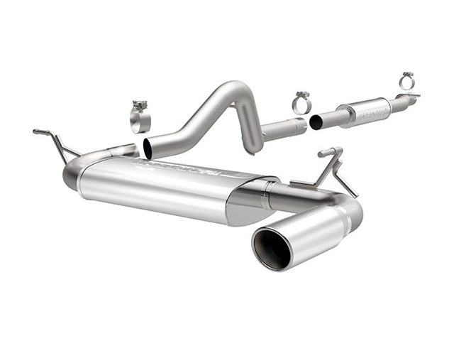 MagnaFlow 2.5" Cat-Back Exhaust, STREET SERIES (2012-2015 JEEP Wrangler JK Unlimited) - Click Image to Close