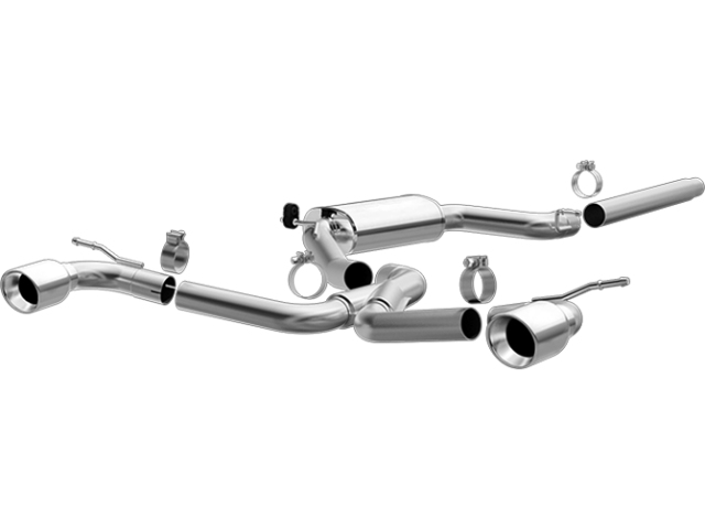MagnaFlow 3" Cat-Back Exhaust, TOURING SERIES (2015-2016 Golf GTI) - Click Image to Close