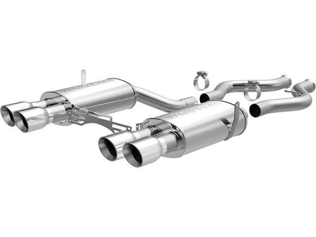 MagnaFlow 2.5" Cat-Back Exhaust, TOURING SERIES (2008-2013 M3) - Click Image to Close