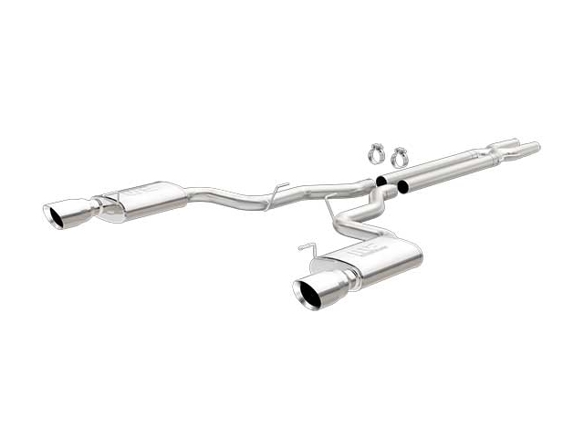 MagnaFlow 3" Cat-Back Exhaust, STREET SERIES (2015-2016 Mustang GT) - Click Image to Close