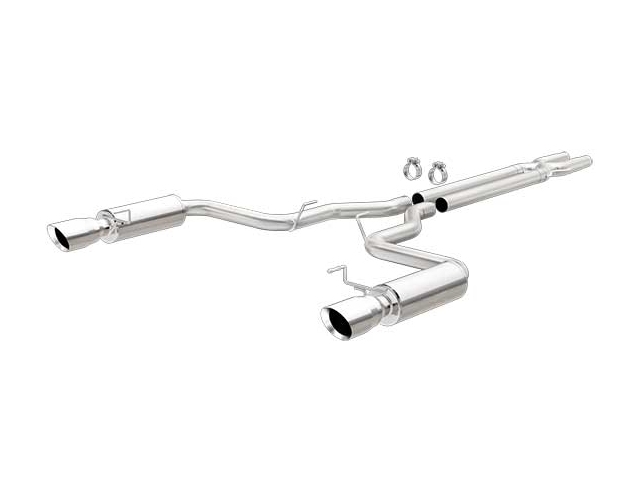 MagnaFlow 3" Cat-Back Exhaust, COMPETITION SERIES (2015-2016 Mustang GT) - Click Image to Close