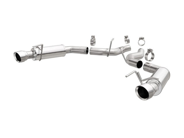 MagnaFlow 3" Axle-Back Exhaust, COMPETITION SERIES (2015-2016 Mustang GT) - Click Image to Close