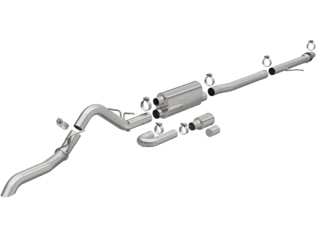 MAGNAFLOW OVERLAND SERIES Cat-Back Performance Exhaust (2024 Ford Ranger 2.3T I4)