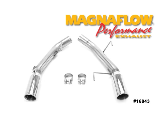 MagnaFlow 2.5" Axle-Back Exhaust, Competition (2005-2009 Mustang GT) - Click Image to Close