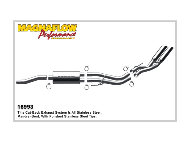 MagnaFlow 3"/2.5" Cat-Back Exhaust (2010-2012 F-150 SVT Raptor 5.4L)