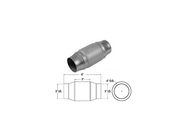 MagnaFlow Universal-Fit Catalytic Converter - Click Image to Close