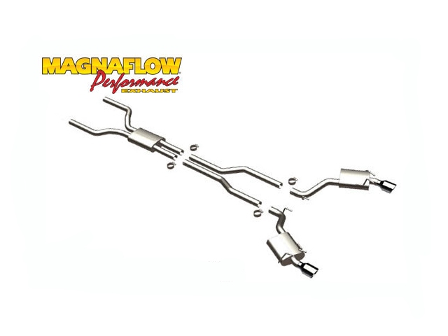 MagnaFlow 2.5" Cat-Back Exhaust, Street (2010-2013 Camaro 6.2L) - Click Image to Close