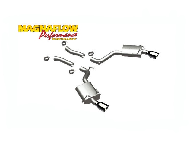 MagnaFlow 2.5" Axle-Back Exhaust, Street (2010-2013 Camaro 6.2L) - Click Image to Close