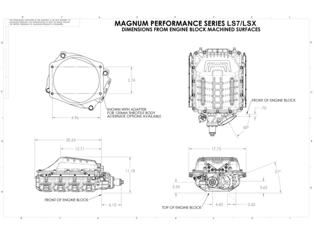 Magnuson TVS2650 "HOT ROD" Supercharger Kit, Black (GM 7.0L LS7 V8)