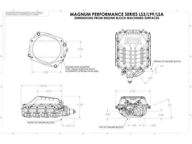 Magnuson TVS2650 "HOT ROD" Supercharger Kit, Black (GM 6.2 LS3 & LSA V8) - Click Image to Close