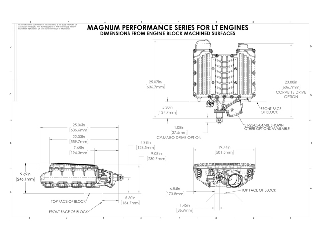 Magnuson TVS2650 "HOT ROD" Supercharger Kit, Black (GM 6.2L LT1 & LT4 V8)