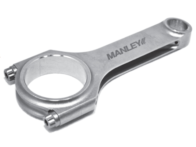 MANLEY PRO SERIES I-Beam Steel Connecting Rods [Center-to-Center 6.200" | Big End Bore 2.239" | Big End Width .978" | Pin End Width .978" | Pin Bore .9281" | Avg. Gram Weight 640] (2010-2014 F-150 SVT Raptor 6.2L V8)
