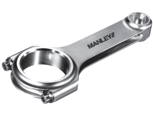 MANLEY H-Beam Steel Connecting Rods w/ ARP 8740 [Center-to-Center 6.240" | Big End Bore 2.252" | Big End Width .933" | Pin End Width 1.000" | Pin Bore .9281", 9457" or .9848" | Avg. Gram Weight 670] (Viper 8.3L & 8.4L V10) - Click Image to Close