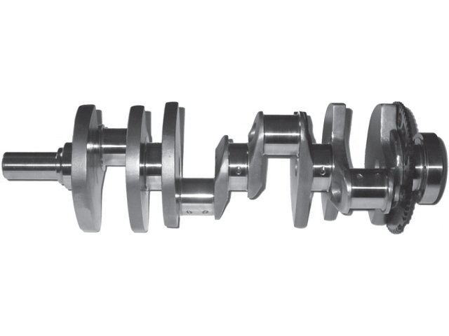MANLEY 4340 Forged Steel Crankshaft [Design LW | Reluctor Wheel 24 Tooth | Stroke 4.100" | Minimum Rod Length 6.125" | Main Journal Diameter 2.559" | Rod Journal Diameter 2.100" | Bobweight (grams) 1755 | Total Weight (lbs.) 50-52] (GM LS exc/ LS7)