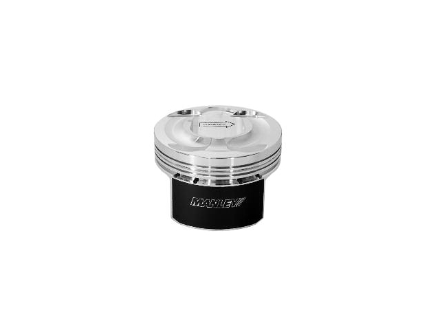 MANLEY PLATINUM SERIES Extreme Duty Pistons [Bore Size mm 87.5 | Over Size STD | Rod Length 6.136" | Stroke mm 83 | Comp Distance 1.291" | Dome Volume (cc) -7.3 | Comp Ratio 9.3 | Piston Type Dish | Piston Wt/Gms 379] (FORD 2.0L EcoBoost)