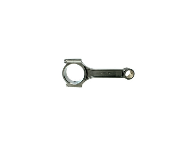 MANLEY SPORTSMASTER Steel Connecting Rods [Length Stock LS/LT1 | Journal Size Large, No Offset | Center-to-Center 6.100" | Big End Bore 2.225" | Pin Bore .9457" | Avg. Gram Weight 580] (GM LS) - Click Image to Close