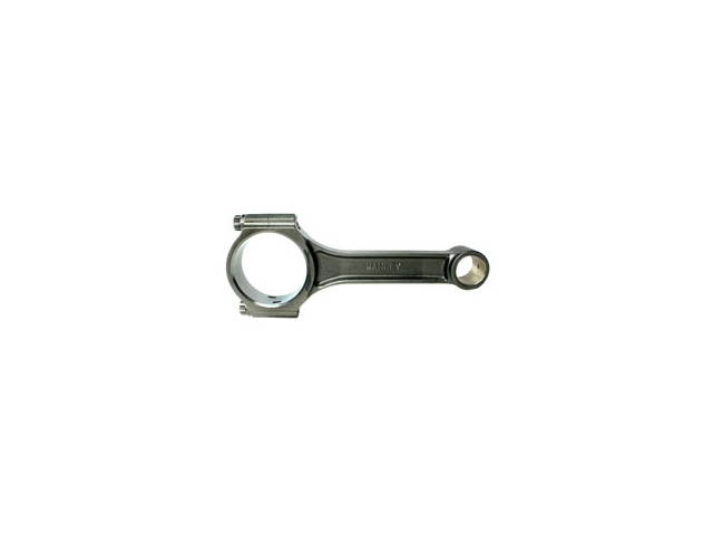 MANLEY SPORTSMASTER Steel Connecting Rods [Length Stock LS/LT1 | Journal Size Large, No Offset | Center-to-Center 6.100" | Big End Bore 2.225" | Pin Bore .9281" | Avg. Gram Weight 575] (GM LS) - Click Image to Close