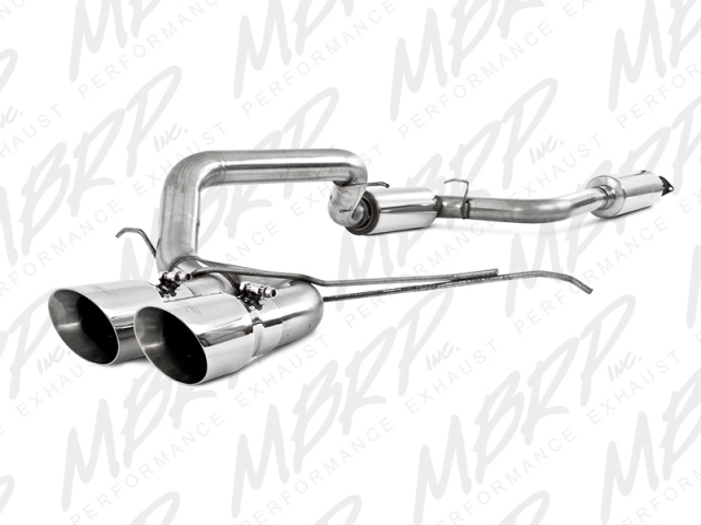MBRP XP Series Cat-Back Exhaust (2013-2015 Focus ST) - Click Image to Close