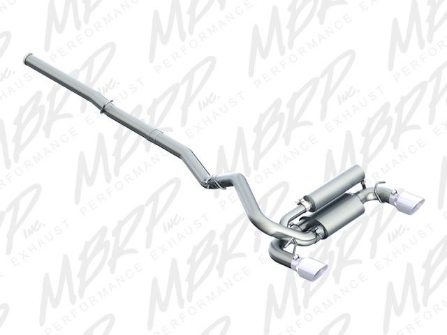 MBRP XP SERIES Cat-Back Exhaust (2016-2017 Focus RS) - Click Image to Close