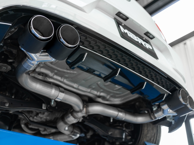 MBRP ARMOR PRO "RACE" Cat-Back Exhaust w/ Carbon Fiber Tips, 3"/2.5" (2015-2019 Volkswagon Golf R)