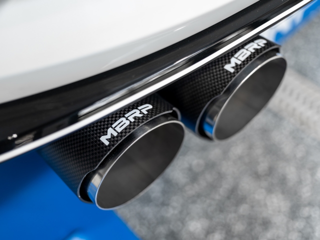 MBRP ARMOR PRO "RACE" Cat-Back Exhaust w/ Carbon Fiber Tips, 3"/2.5" (2015-2019 Volkswagon Golf R)