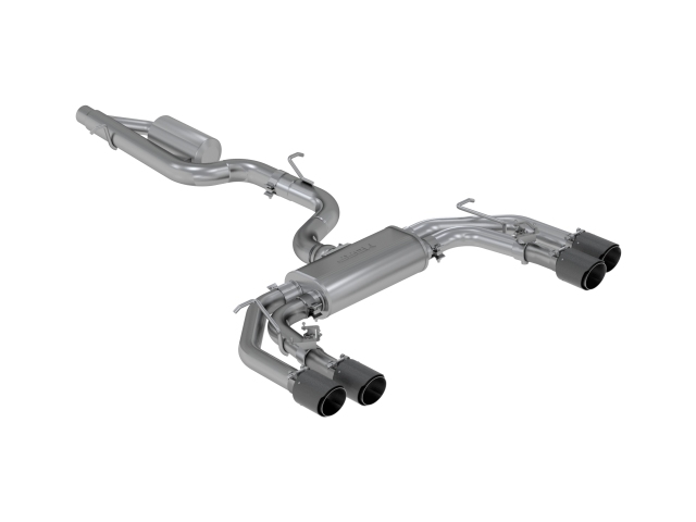 MBRP ARMOR PRO "ACTIVE" Cat-Back Exhaust w/ Carbon Fiber Tips, 3"/2.5" (2015-2020 Audi S3)