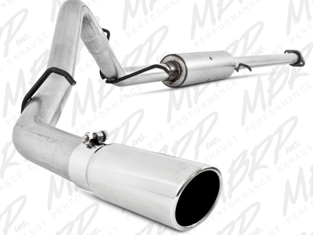 MBRP INSTALLER SERIES Cat-Back Exhaust (2007-2008 Silverado & Sierra 1500 4.8L, 5.3L & 6.0L V8)