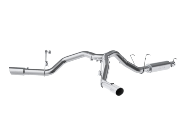 MBRP ARMOR PLUS "RACE" Cat-Back Exhaust w/ Polished Tips, 4" (2014-2024 RAM 2500 HD 6.4L HEMI)