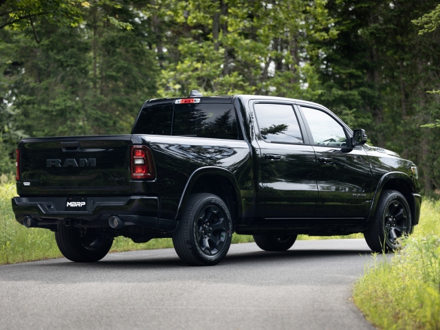 MBRP ARMOR PRO "STREET" Cat-Back Exhaust w/ Carbon Fiber Tips, 3" (2025 RAM 1500 3.0TT I6)