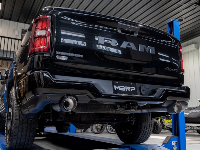 MBRP ARMOR PRO "STREET" Cat-Back Exhaust w/ Carbon Fiber Tips, 3" (2025 RAM 1500 3.0TT I6)