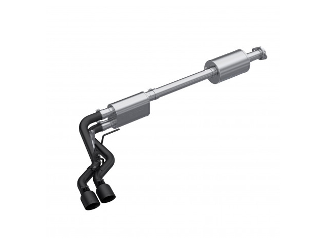 MBRP BLACK SERIES Cat-Back Exhaust, STREET VERSION (2021 F-150 3.5L EcoBoost & 5.0L COYOTE)