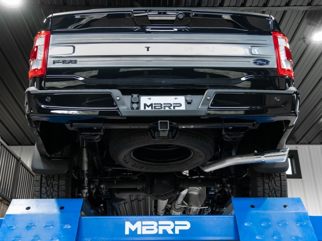 MBRP ARMOR PRO "STREET" Cat-Back Exhaust, 3" (2021-2022 Ford F-150 PowerBboost)