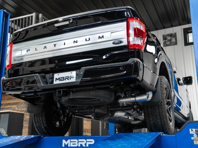 MBRP ARMOR PRO "STREET" Cat-Back Exhaust, 3" (2021-2022 Ford F-150 PowerBboost)