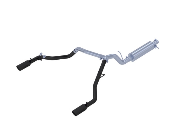 MBRP BLACK SERIES Cat-Back Exhaust (2019-2020 Ranger 2.3L EcoBoost) - Click Image to Close