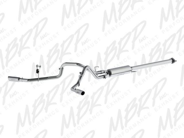 MBRP Installer Series Cat-Back Exhaust (2015 F-150 2.7L & 3.5L EcoBoost) - Click Image to Close