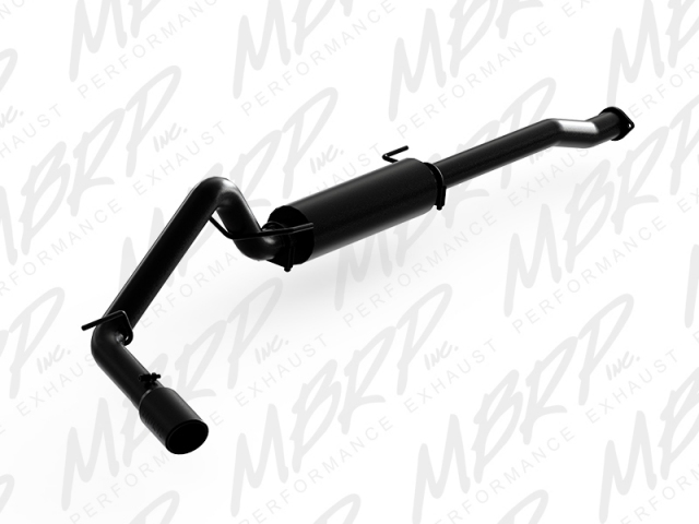 MBRP BLACK SERIES Cat-Back Exhaust (2016 Tacoma 3.5L V6) - Click Image to Close