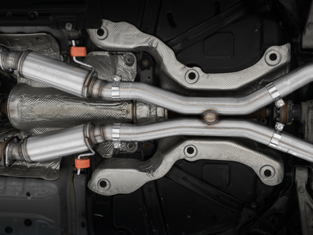 MBRP PRO SERIES Cat-Back Exhaust w/ Carbon Fiber Tips, 3" (2012-2021 Grand Cherokee SRT 392) - Click Image to Close
