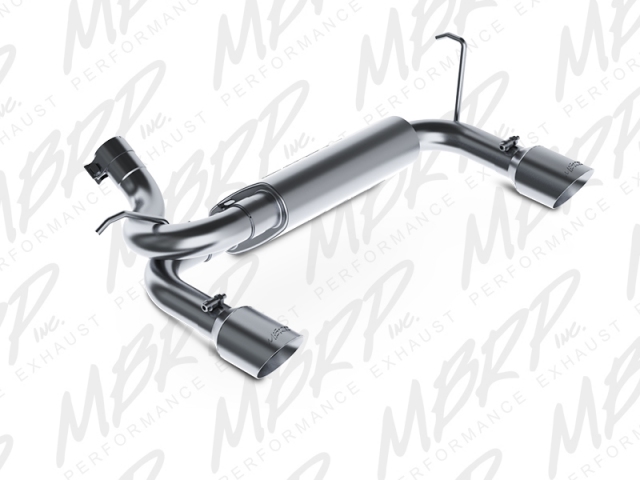 MBRP INSTALLER SERIES Cat-Back Exhaust (2007-2017 Wrangler JK)