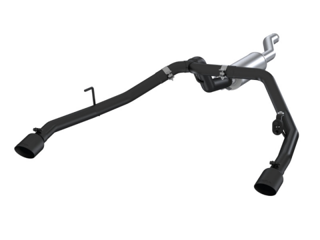 MBRP BLACK SERIES Cat-Back Exhaust (2020 Gladiator JT) - Click Image to Close