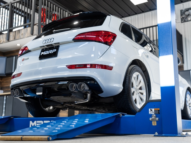 MBRP ARMOR PRO "STREET" Cat-Back Exhaust w/ Carbon Fiber Tips, 2.5" (2014-2017 Audi SQ5)