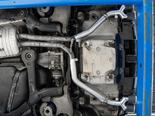 MBRP ARMOR PRO "STREET" Cat-Back Exhaust w/ Carbon Fiber Tips, 2.5" (2014-2017 Audi SQ5) - Click Image to Close