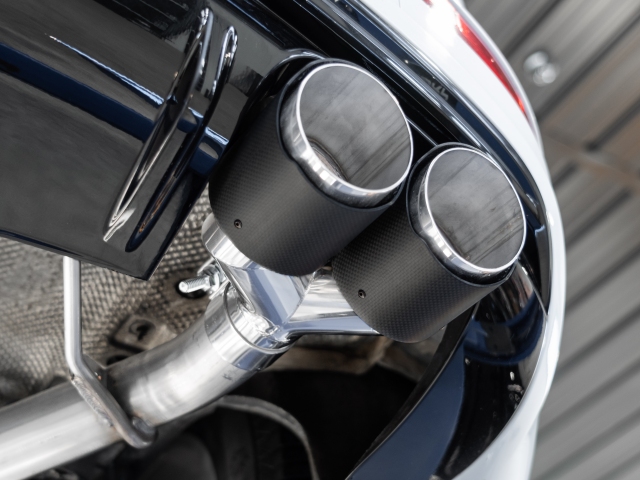 MBRP ARMOR PRO "STREET" Cat-Back Exhaust w/ Carbon Fiber Tips, 2.5" (2014-2017 Audi SQ5)