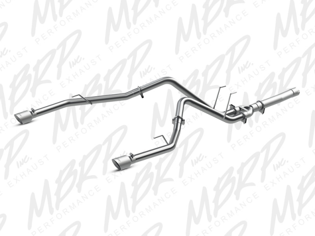 MBRP Installer Series Cat-Back Exhaust (2014-2015 RAM 1500 3.0L EcoDiesel) - Click Image to Close