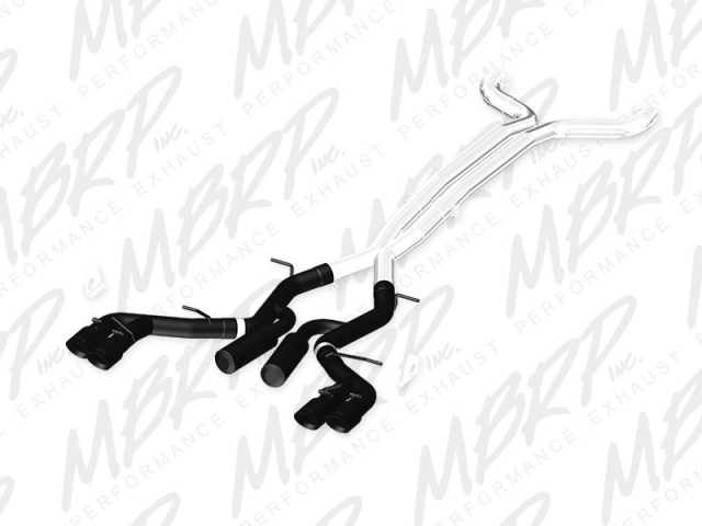 MBRP BLACK SERIES Cat-Back Exhaust (2016 Camaro SS) - Click Image to Close