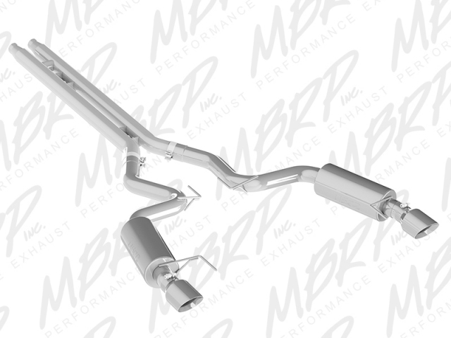MBRP XP Series Cat-Back Exhaust, RACE VERSION (2015 Mustang GT)