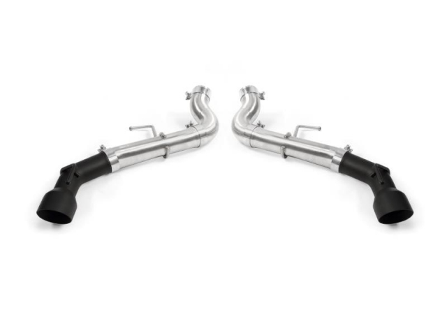 MISHIMOTO Dual Tip RACE Axle-Back Exhaust w/ Black Tips (2016-2018 Camaro SS) - Click Image to Close