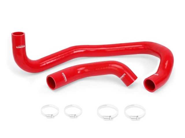 MISHIMOTO Silicone Coolant Hose Kit, Red - Click Image to Close