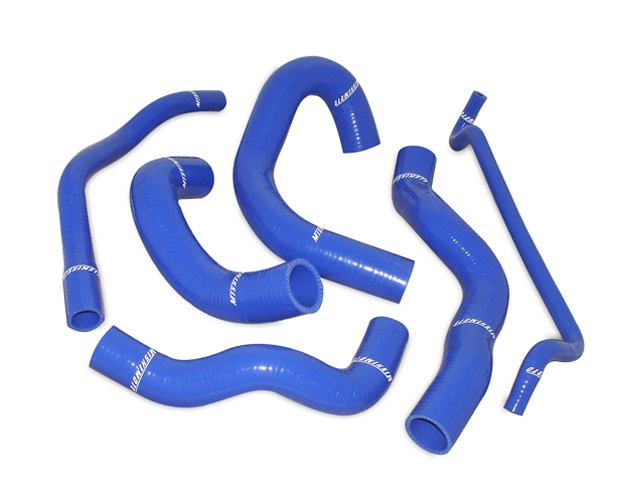 MISHIMOTO Silicone Radiator Hose Kit, Blue (2005-2006 Mustang GT) - Click Image to Close