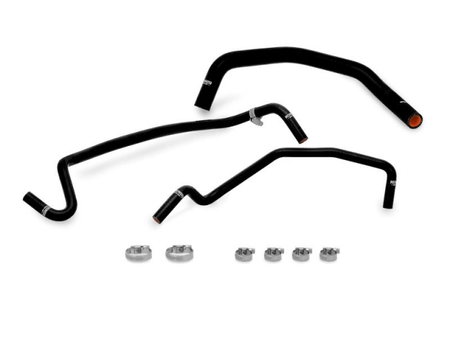 MISHIMOTO Silicone Ancillary Radiator Hose Kit, Black (2015-2016 Mustang GT)