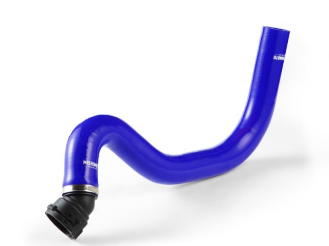 MISHIMOTO Silicone Radiator Upper Hose, Blue (2015-2016 Mustang GT)